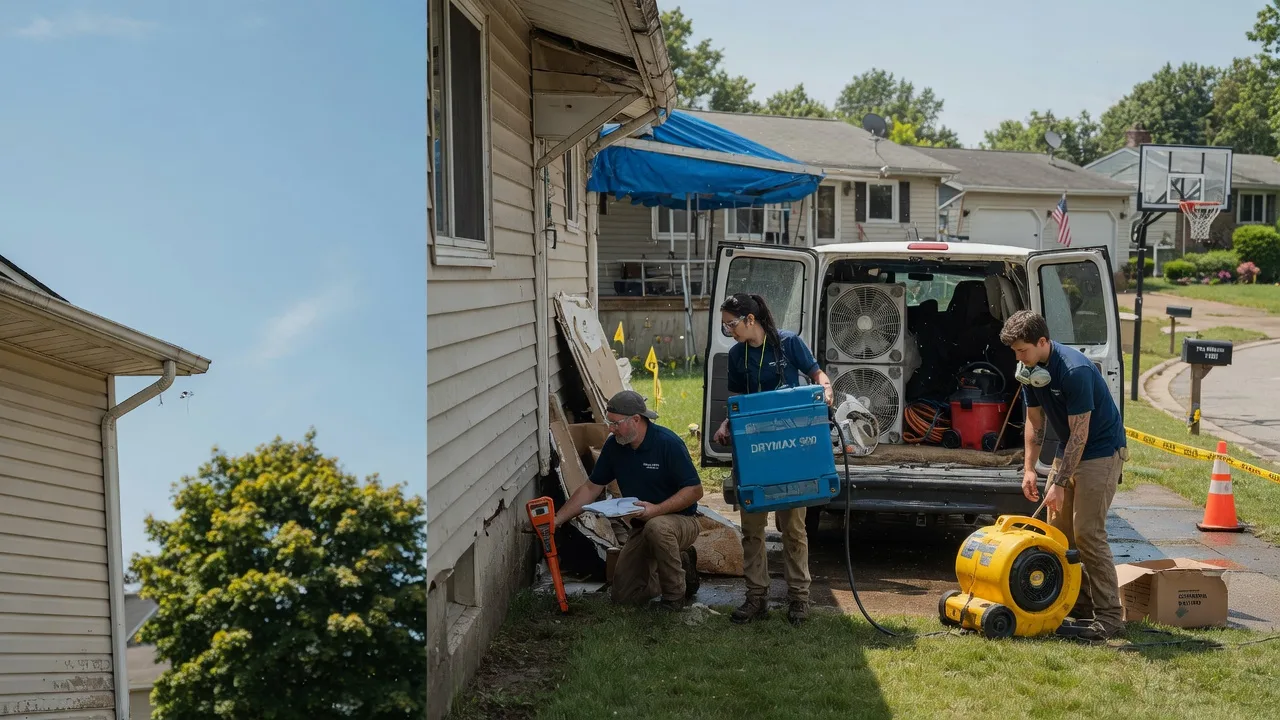 Ceiling Leak Cleanup in Clements, MN near me